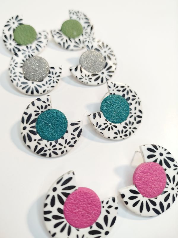 Pendientes comecocos flores