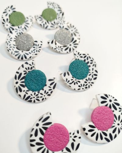 Pendientes comecocos flores