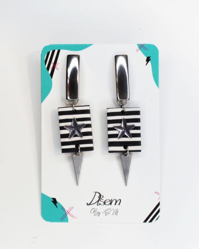 Alargados de rayas con estrella