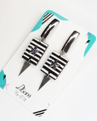 Alargados de rayas con estrella