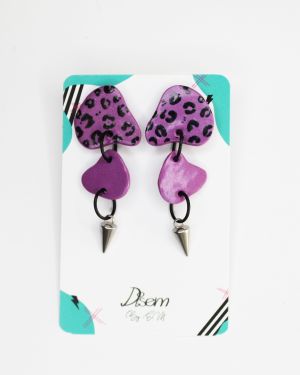 Irregulares largos morados