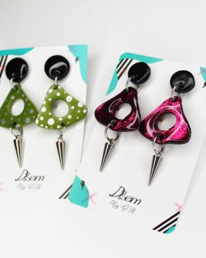 Pendientes Abstract Punk