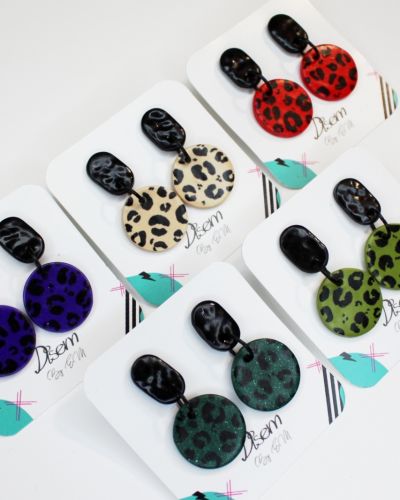 Círculos medianos animal print