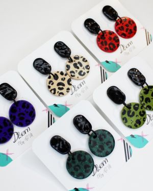 Círculos medianos animal print