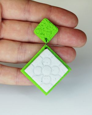 Pendientes Baldosa  bilbao colgante