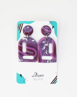 Pendientes arco con agujeros