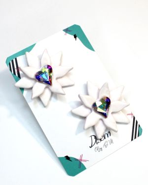 Pendientes Top Lorea – Blanco