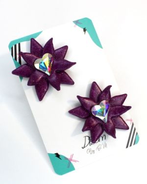 Pendientes Top Lorea – Violeta