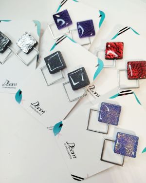 Pendientes cuadrados Chita