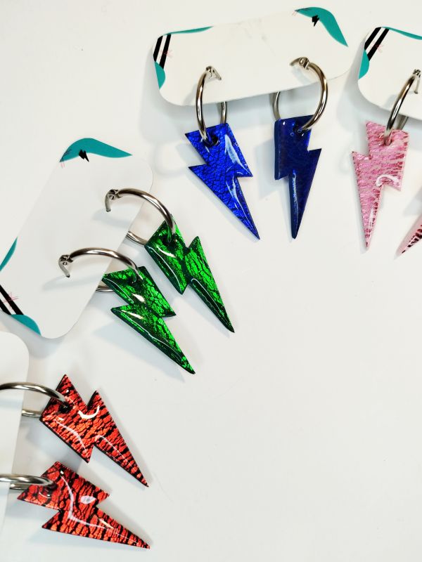 Aros Rayos Craquelado